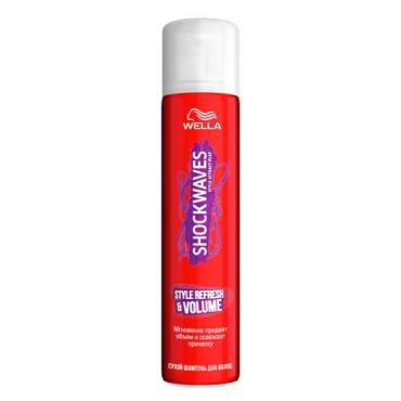 Сухой шампунь для волос Shockwaves STYLE REFRESH & VOLUME, 65 мл., аэрозольная упаковка