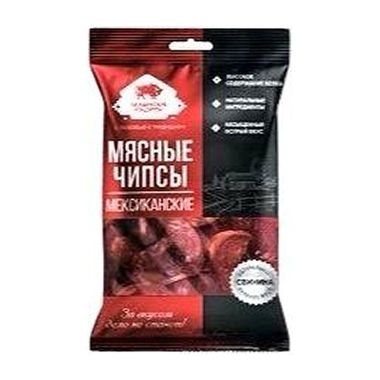 Чипсы Белорусские рецепты мясные мексиканские 50 гр., флоу-пак