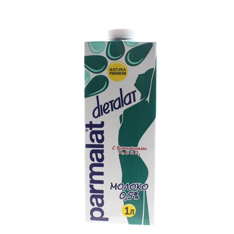 Молоко Parmalat Dietalat ультрапастеризованное 0,5% 1 л., тетра-пак