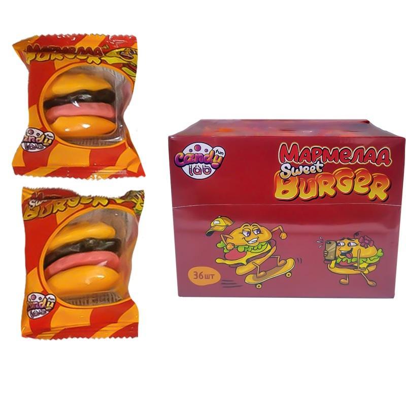 Мармелад Fun Candy Lab Sweet Burger жевательный 18 гр., флоу-пак