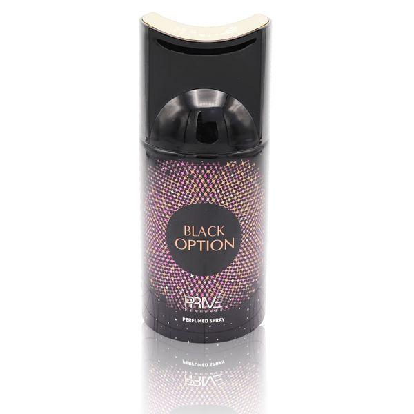 Дезодорант Prive BLACK OPTION парфюмированный женский 250 мл., спрей