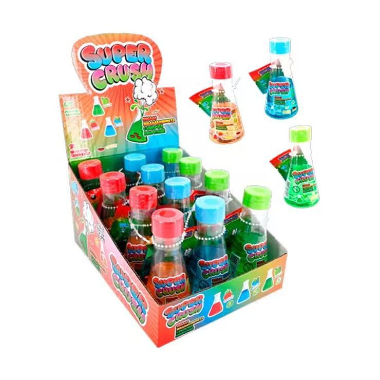 Конфета жидкая Super Crush с шипучей конфетой 65 гр., пластик