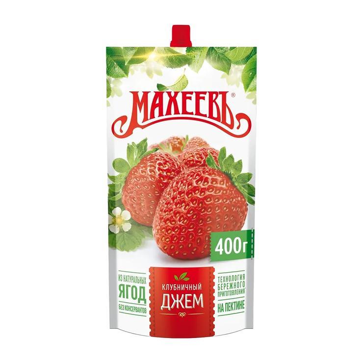 Джем Махеевъ клубничный 400 гр., дой-пак