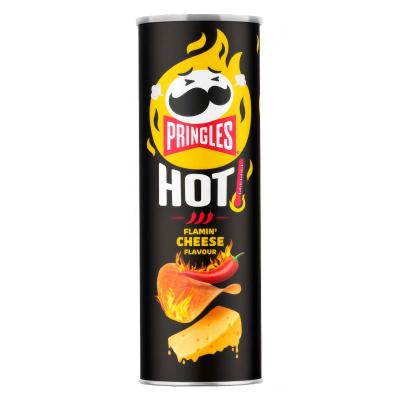 Чипсы Pringles Hot Flamin 160 гр., туба