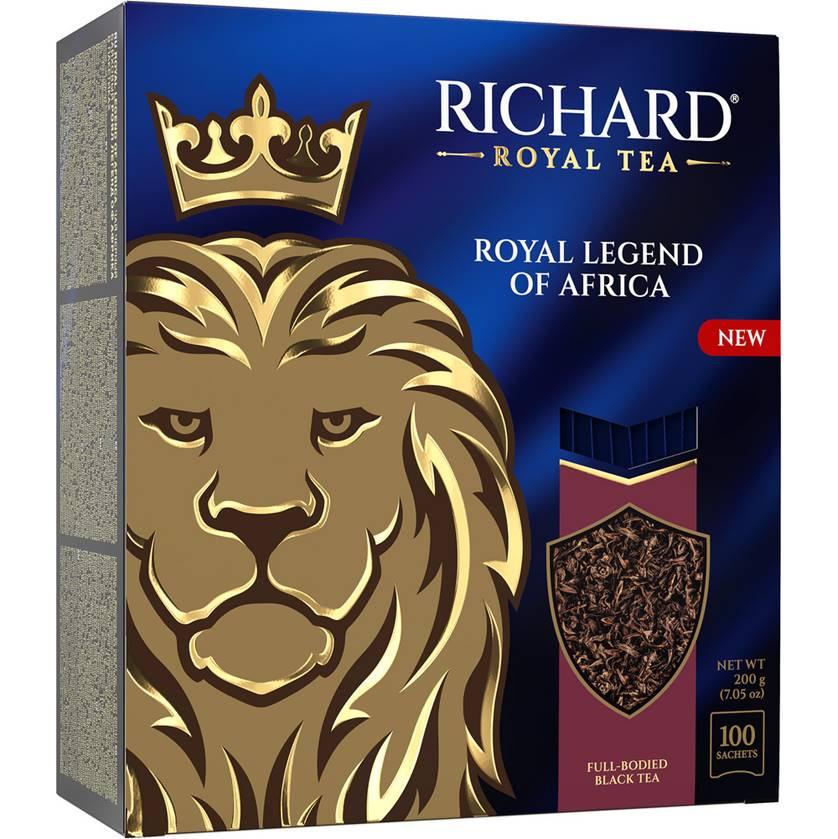 Чай Richard Royal Legend of Africa черный 100 пак. 200 гр., картон