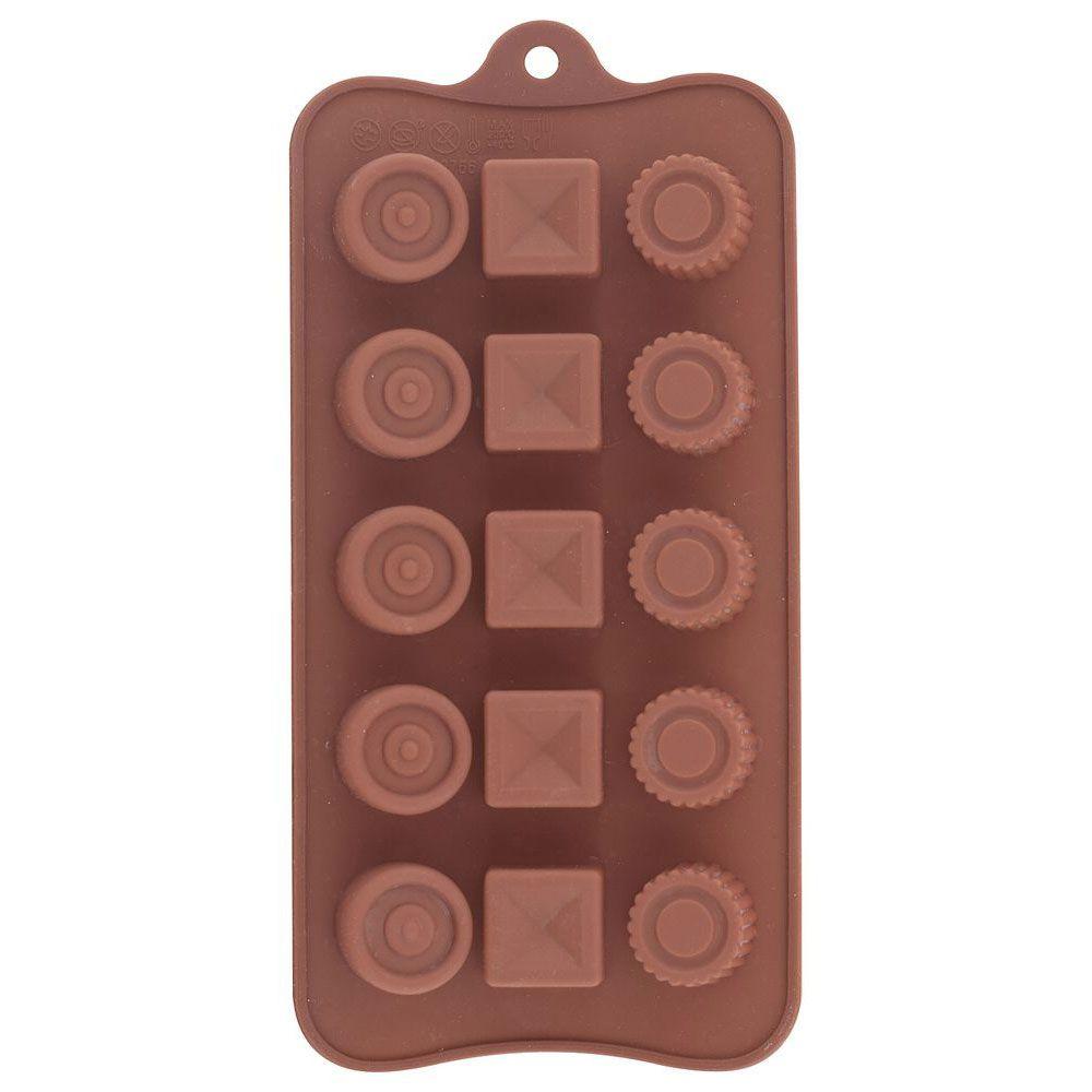Форма Мультидом Ассорти для шоколадных конфет силиконовая