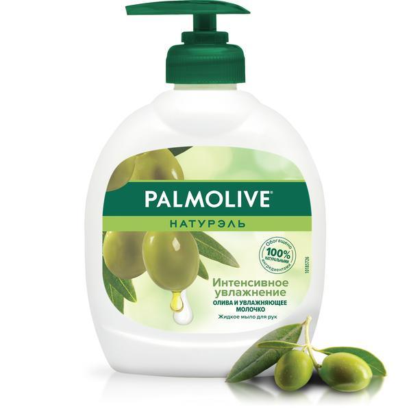 Мыло жидкое Palmolive Натурель Оливковое молочко 300 мл., флакон с дозатором