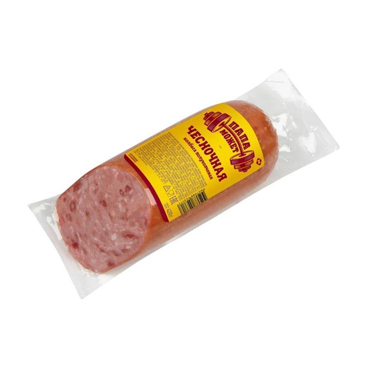 Колбаса вареная Папа может чесночная 350 гр., в/у