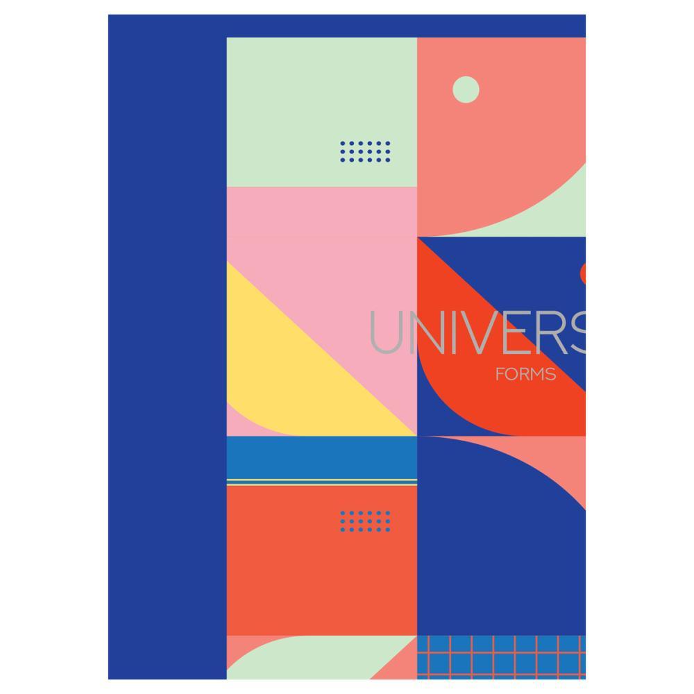 Тетрадь клетка Greenwich Line Wrong form А4 48 листов 70 г/м2 матовая ламинация тиснение фольгой, пакет