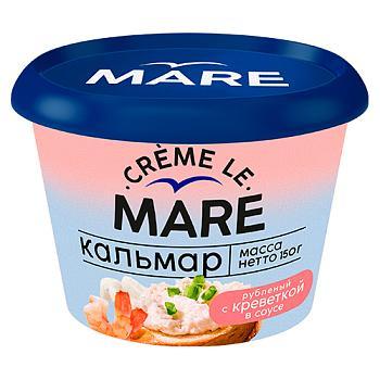 Кальмар Балтийский Берег Creme le Mare рубленый с креветкой в соусе 150 гр., ПЭТ