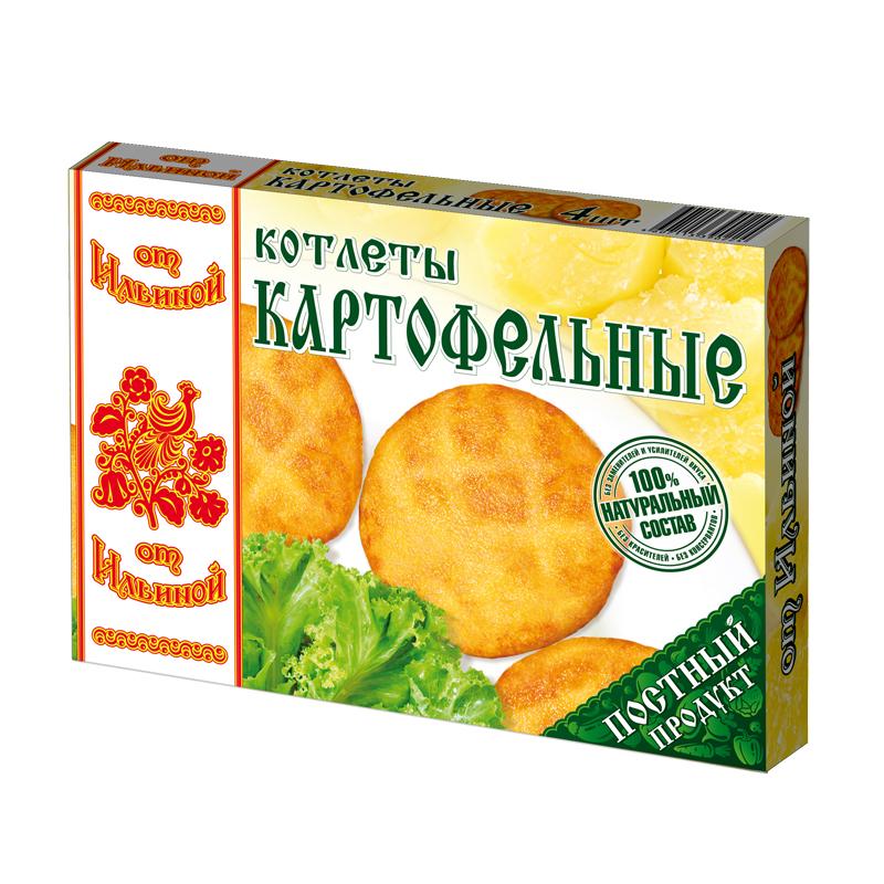 Котлеты От Ильиной картофельные 300 гр., картон