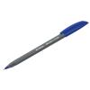 Ручка шариковая Berlingo Triangle Silver синяя, 1,0мм, трехгран.
