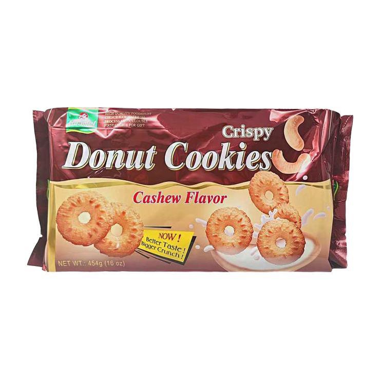 Печенье Huamei Donut Cookies кешью 454 гр., флоу-пак
