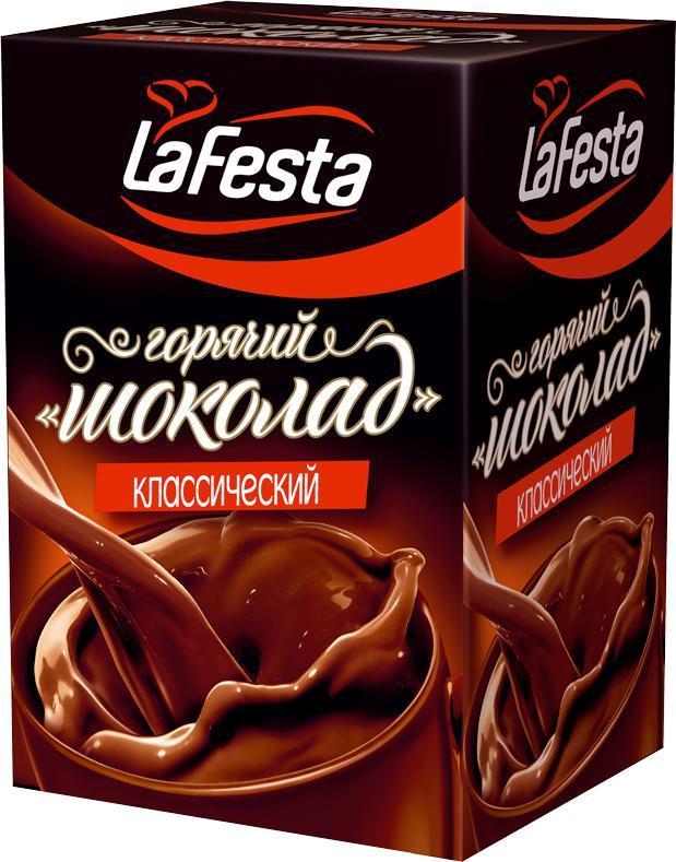 Горячий шоколад La Festa классический растворимый 22 гр., саше