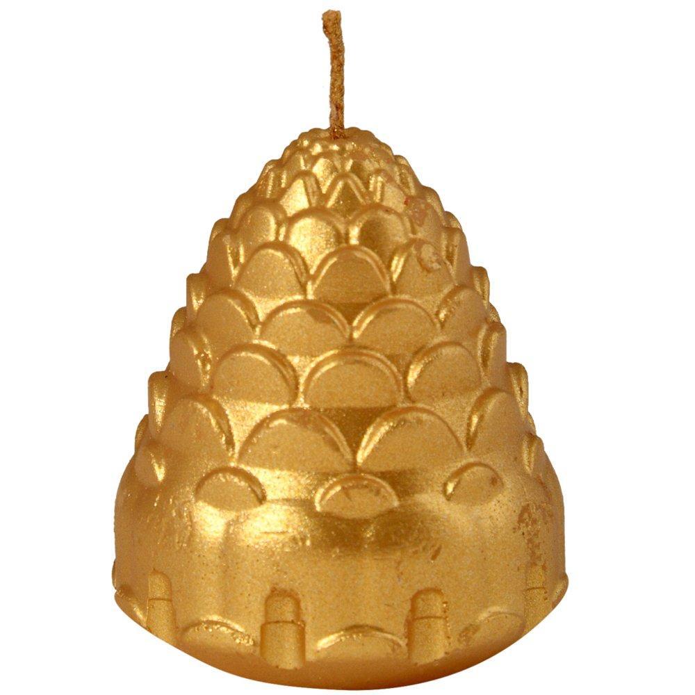 Свеча декоративная Мультидом еловая шишка 5,5х5,5х7 см 2 цвета, пакет