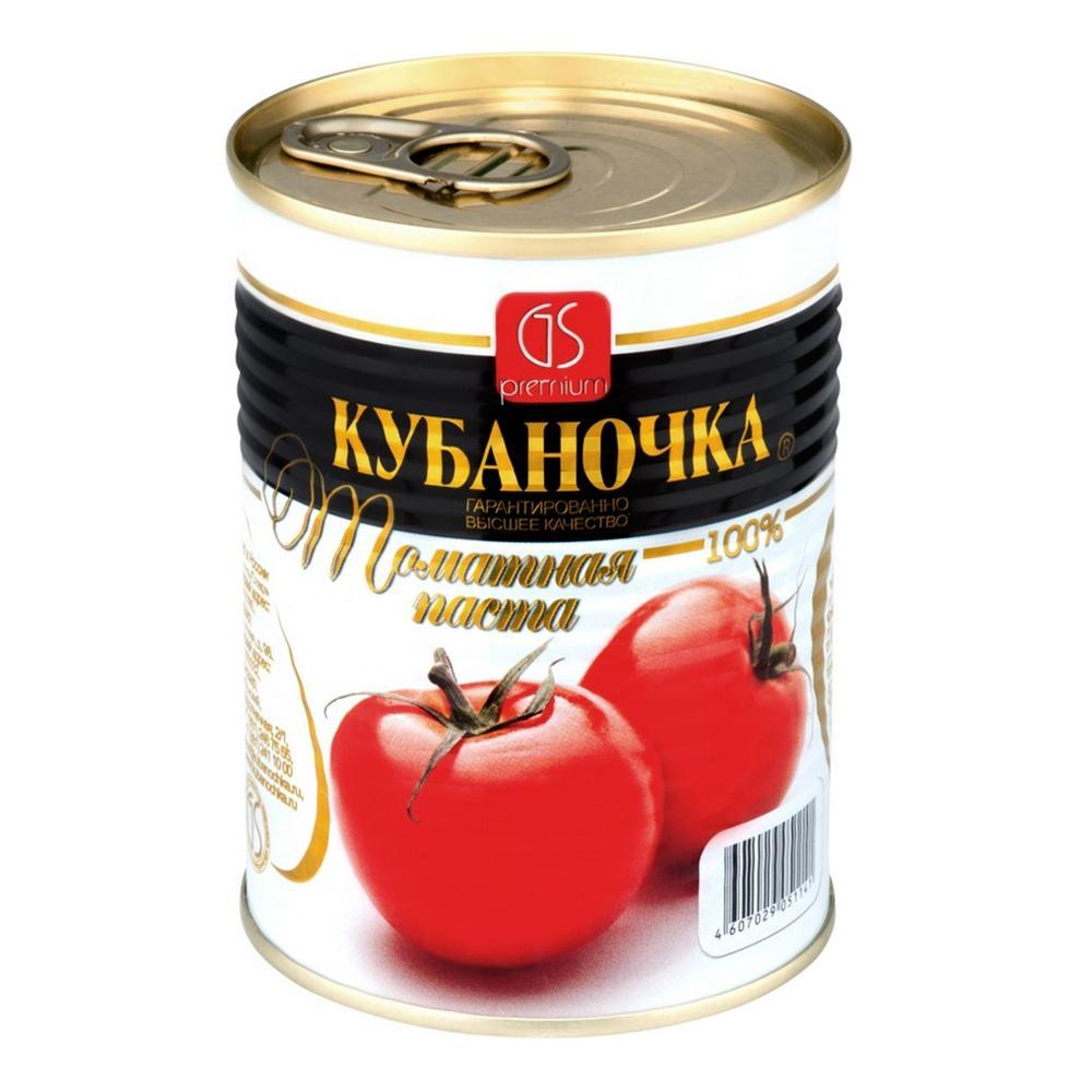 Томатная паста Кубаночка 140 гр., ж/б