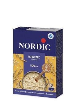 Хлопья Nordic овсяные Геркулес Финский, 500 гр., картон