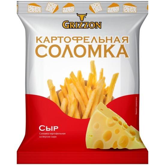 Соломка картофельная Grizzon со вкусом сыра 40 гр., флоу-пак