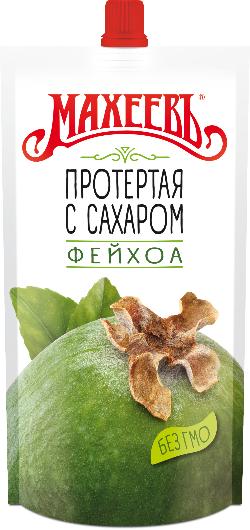 Фейхоа Махеевъ протертая с сахаром 300 гр., дой-пак