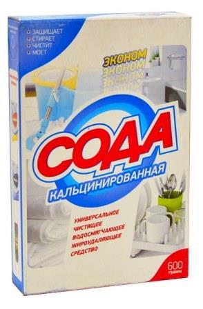 Сода кальцинированная Флора Эконом 600 гр., картон