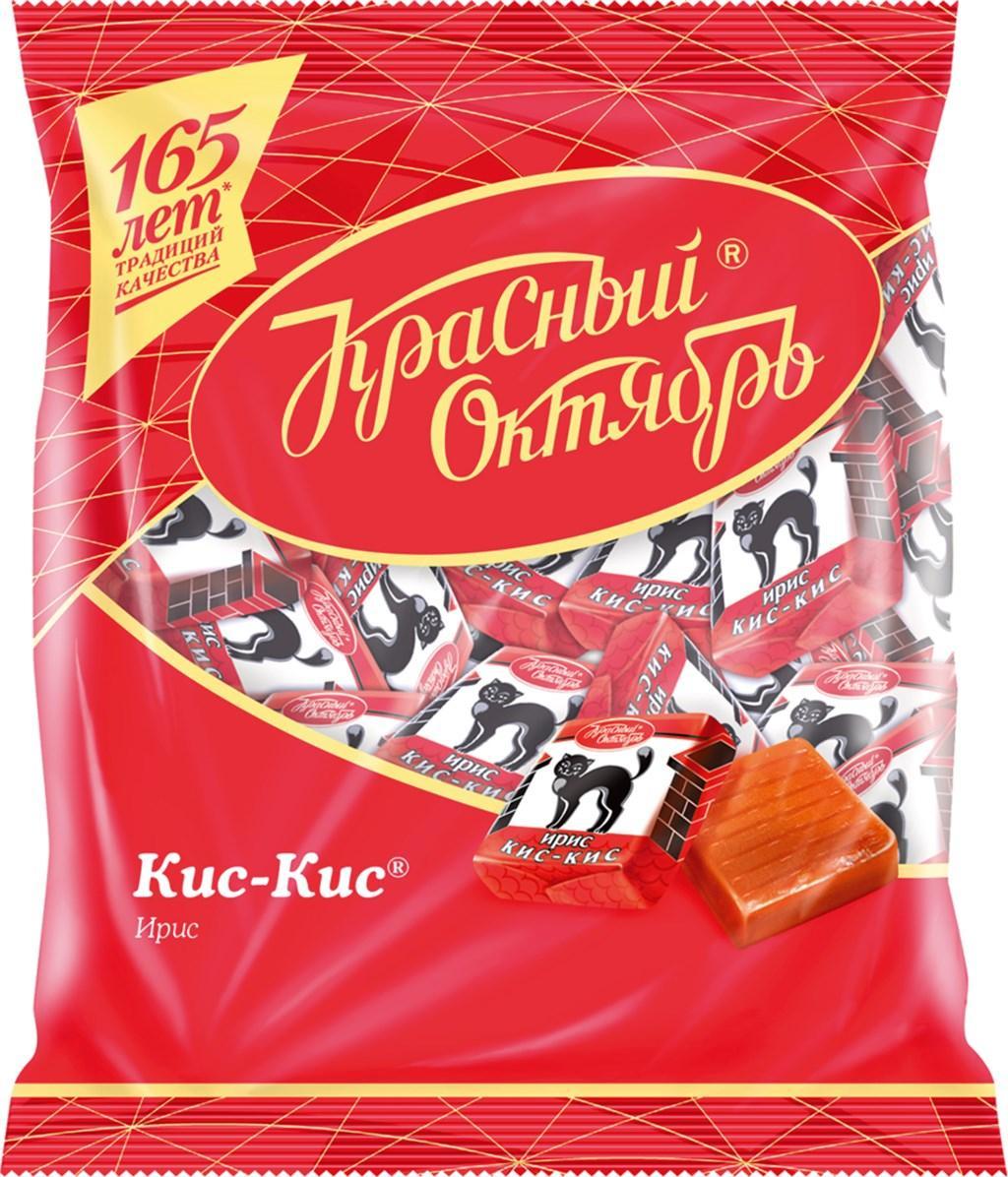 Конфеты Красный Октябрь Кис Кис, 250 гр., флоу-пак