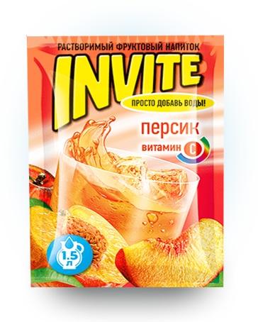 Растворимый напиток Invite Персик 9 гр., саше