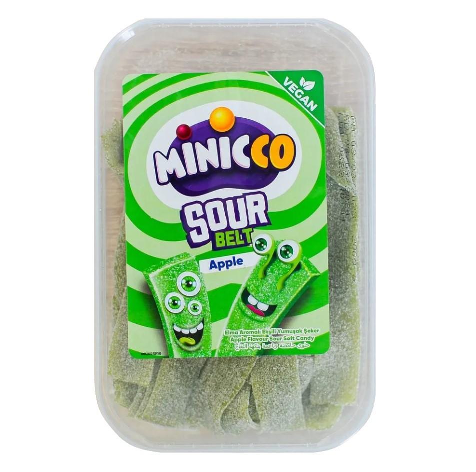 Мармелад жевательный Minicco со вкусом яблока 200 гр., пластик