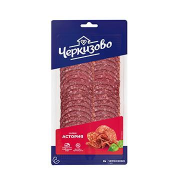 Салями с/к в/у нарезка Черкизово Астория 85 гр., подложка