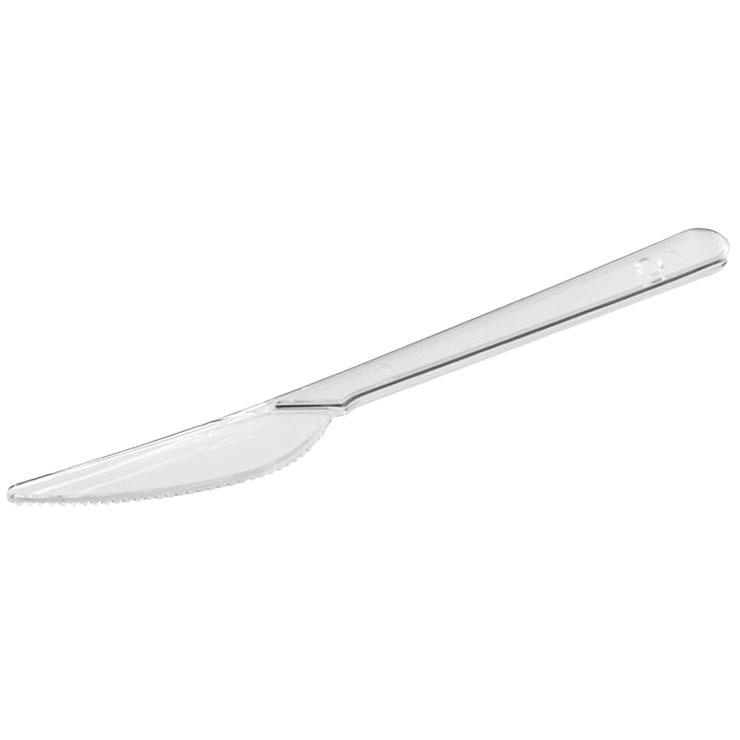 Нож одноразовый Aerosnab Кристалл прозрачный 18 см., пакет