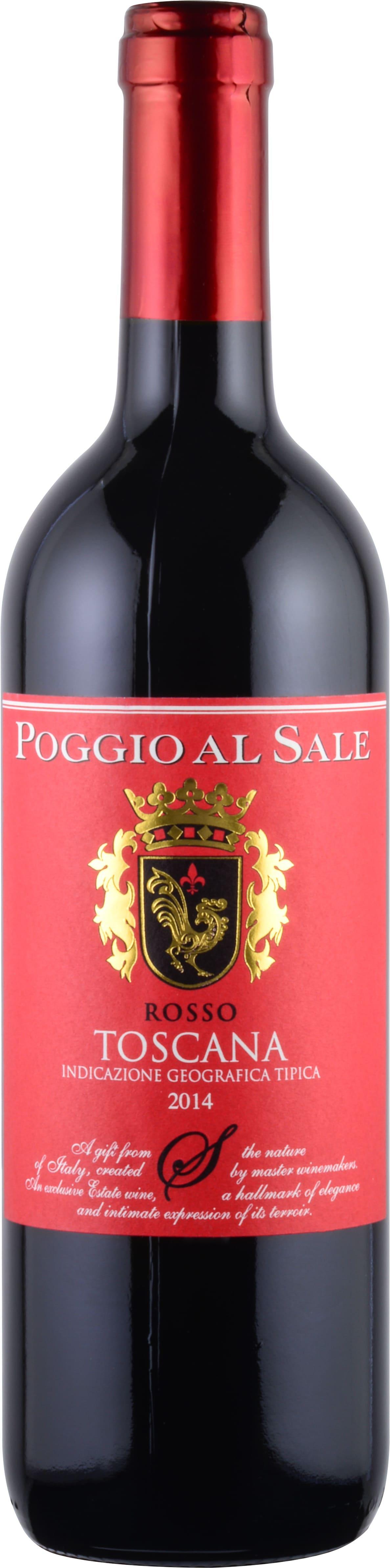 Вино Поджио аль Сале Тоскана красное сухое Италия 750 мл., стекло