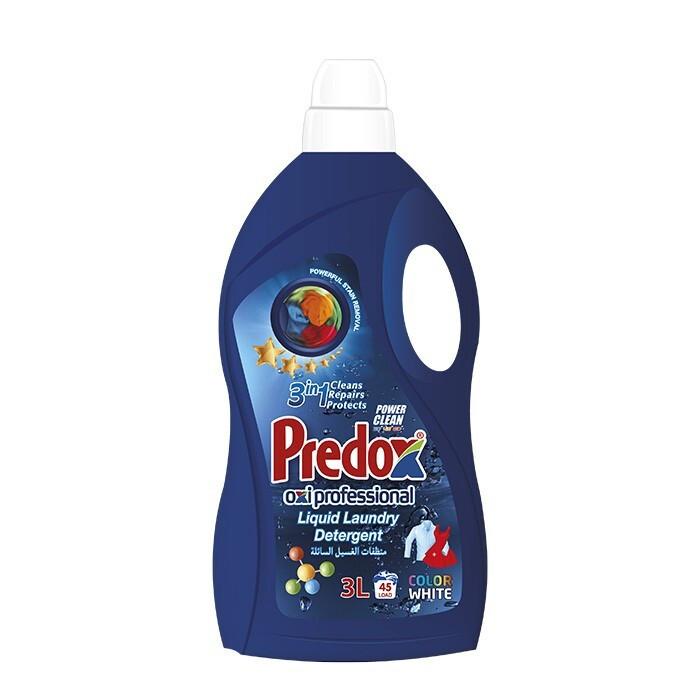 Гель для стирки Predox oxi professional для цветного и белого белья 3 л., ПЭТ
