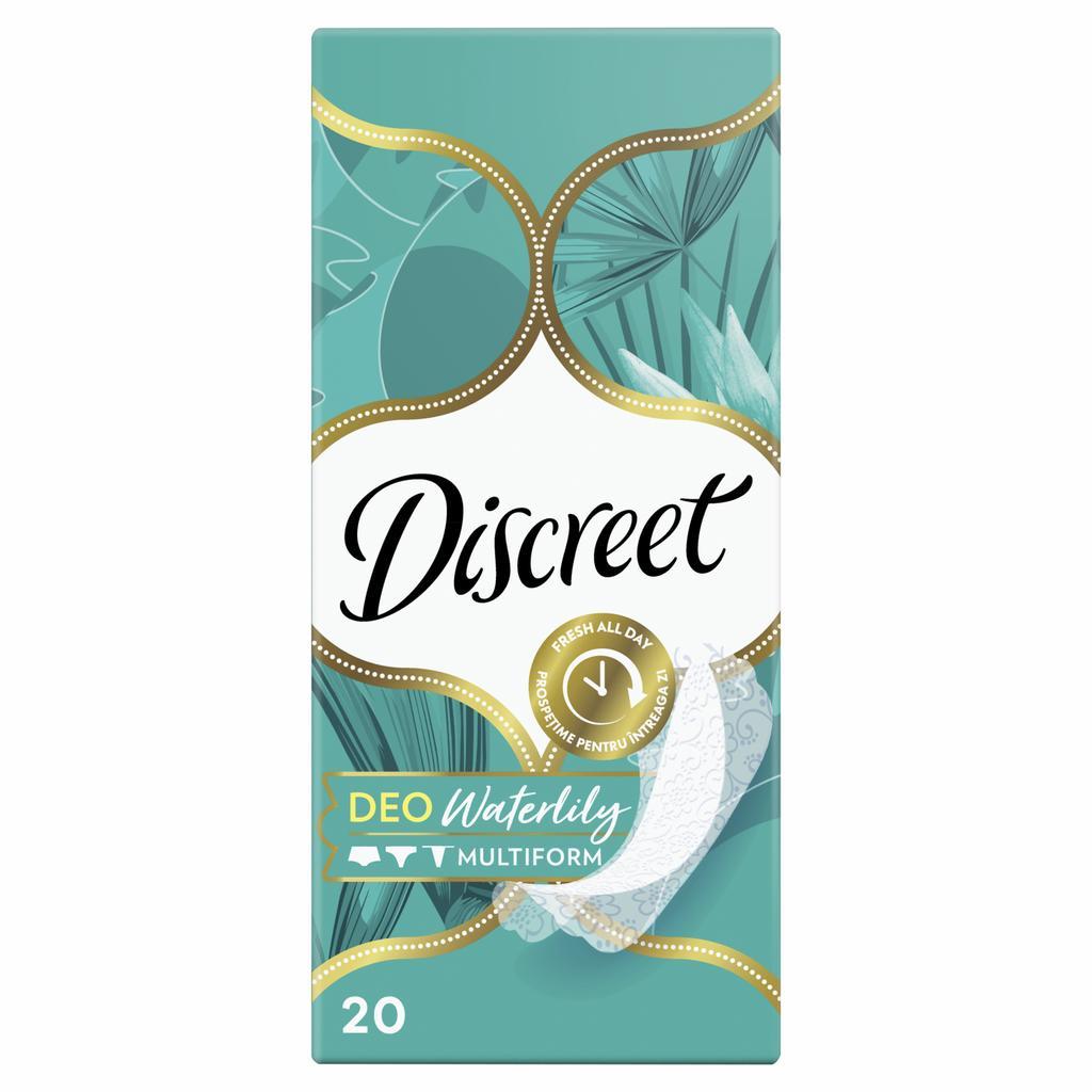 Прокладки ежедневные Discreet Deo Waterlily ультратонкие 20 шт., картон