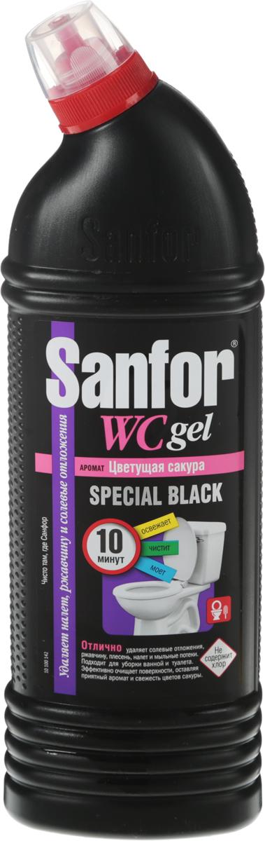 Средство для чистки туалета Sanfor Special Black Цветущая сакура,1 кг.,