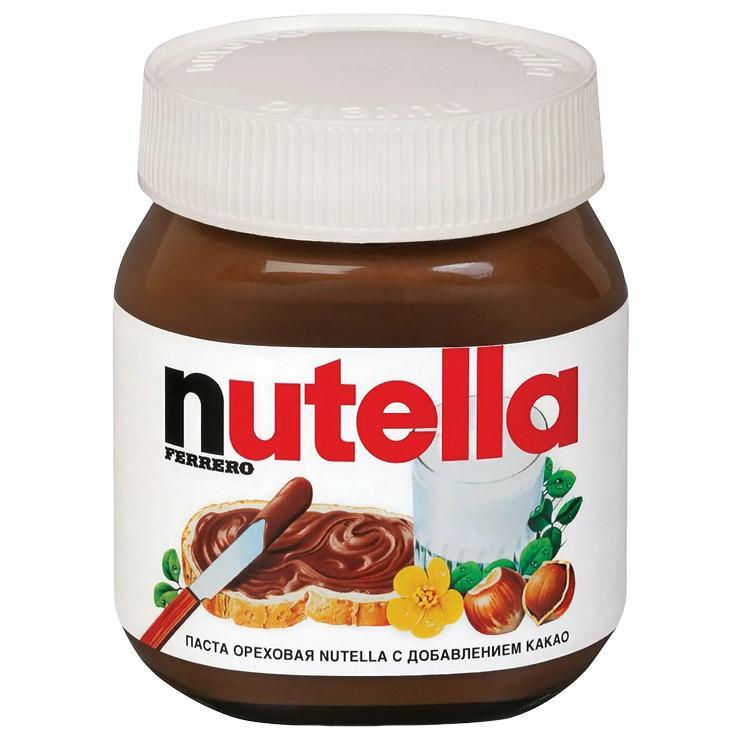 Паста ореховая Nutella с добавлением какао 180 гр., стекло
