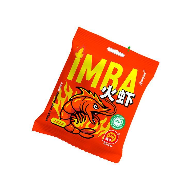 Мясо соевое Dzhaozi огненная креветка 20 гр., флоу-пак