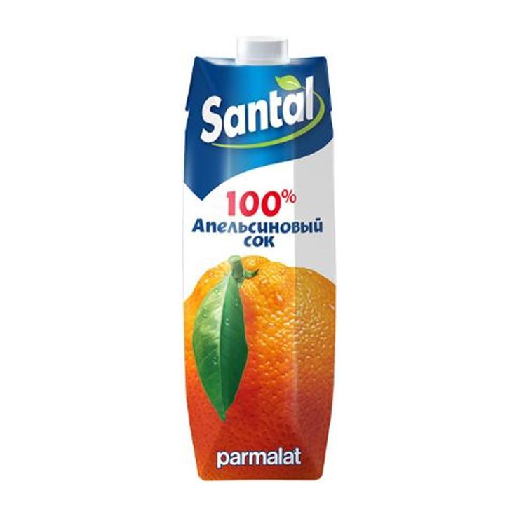 Сок Santal апельсиновый 1 л., тетра-пак