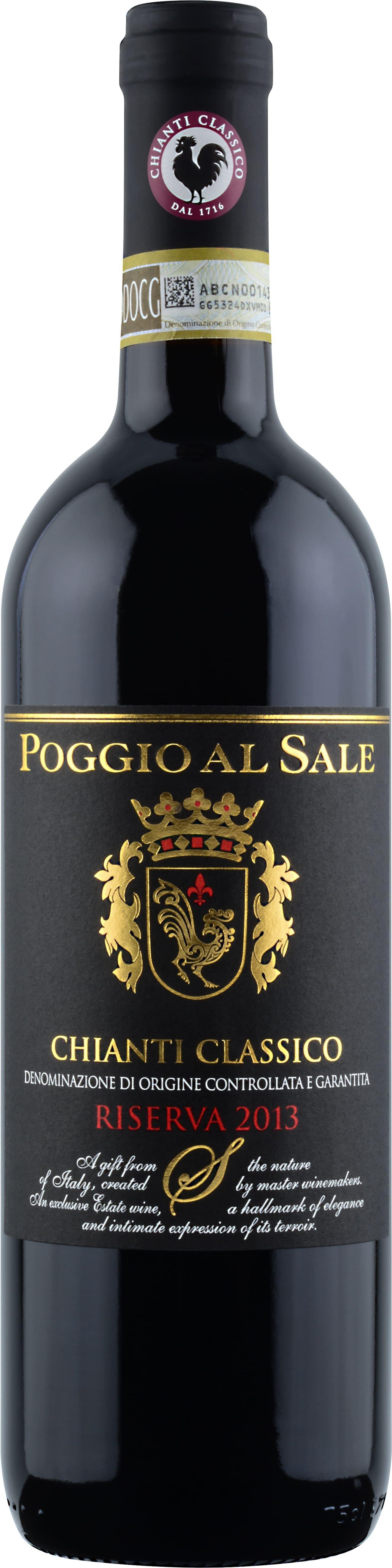 Вино Poggio al Sale Chianti Classico Riserva, сухое красное, 13%, Италия, 750 мл., стекло