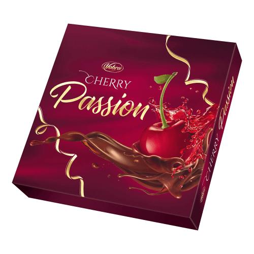 Конфеты Vobro шоколадные Cherry Passion Вишневая Страсть 126 гр., картон