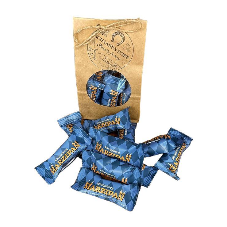 Конфеты ШААКЕН ДОРФ Марципан в молочном шоколаде 300 гр., крафт