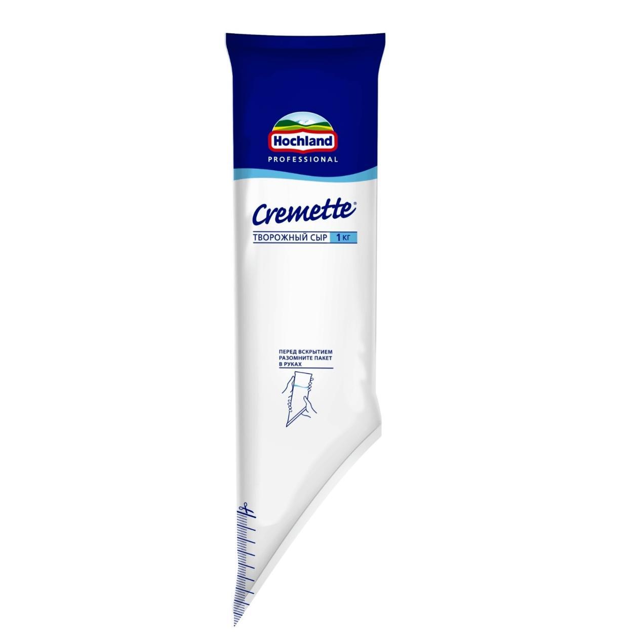 Сыр творожный Hochland Cremette Professional 65% 1 кг., флоу-пак