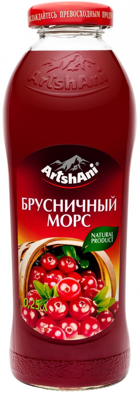 Морс Artshani брусничный 250 мл., стекло