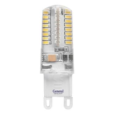 General Светодиодная лампа GLDEN-G9-5-S-220-2700 5/100/500