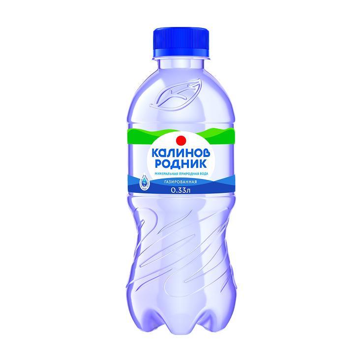 Вода газированная Калинов Родник минеральная 330 мл., ПЭТ