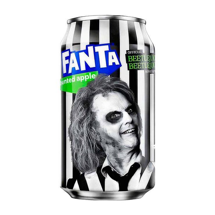 Напиток газированный Fanta Haunted Apple США 355 мл., ж/б