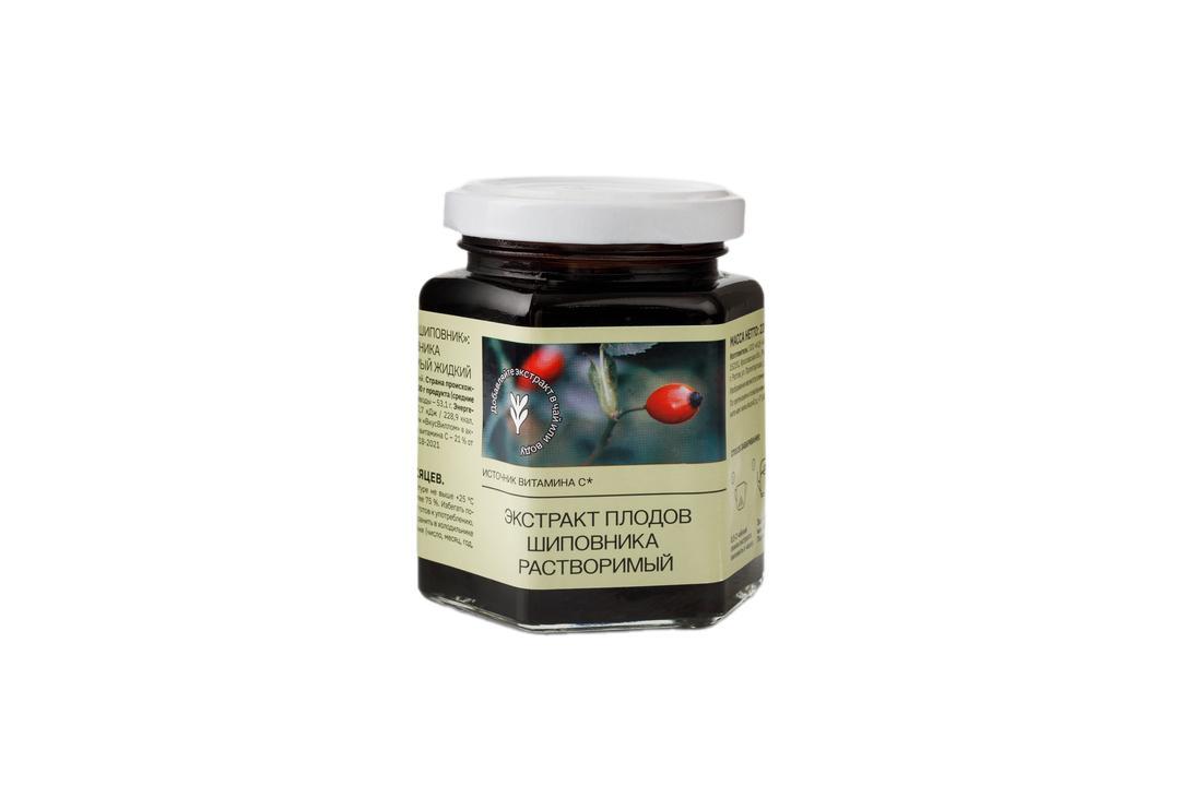 Экстракт плодов шиповника ВкусВилл растворимый 220 гр., стекло