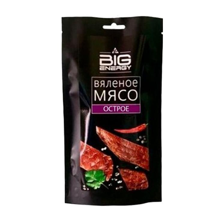 Мясо вяленое Big Energy курица острая 50 гр., дой-пак