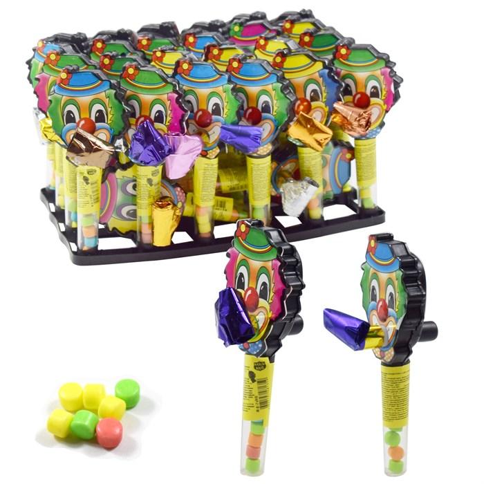 Драже Канди Клаб Клоуны сахарное с игрушкой 2 гр., пластик