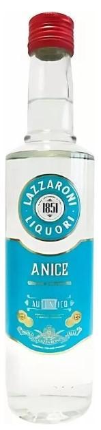 Спиртной напиток ликер Лаззарони Анис Аутентико крепкий 35% Италия 500 мл., стекло