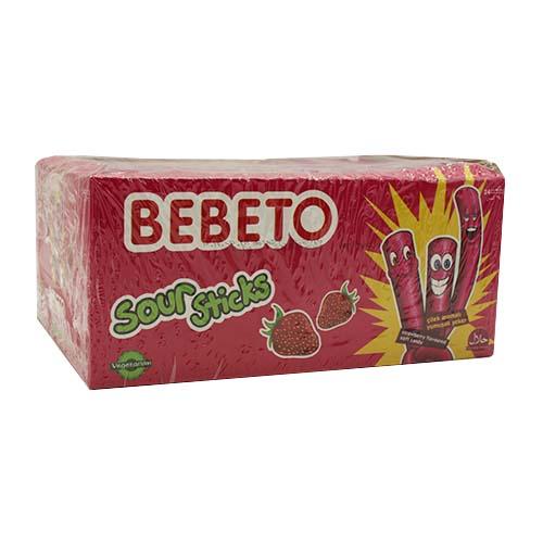 Мармелад жевательный Bebeto клубника 15 гр., флоу-пак