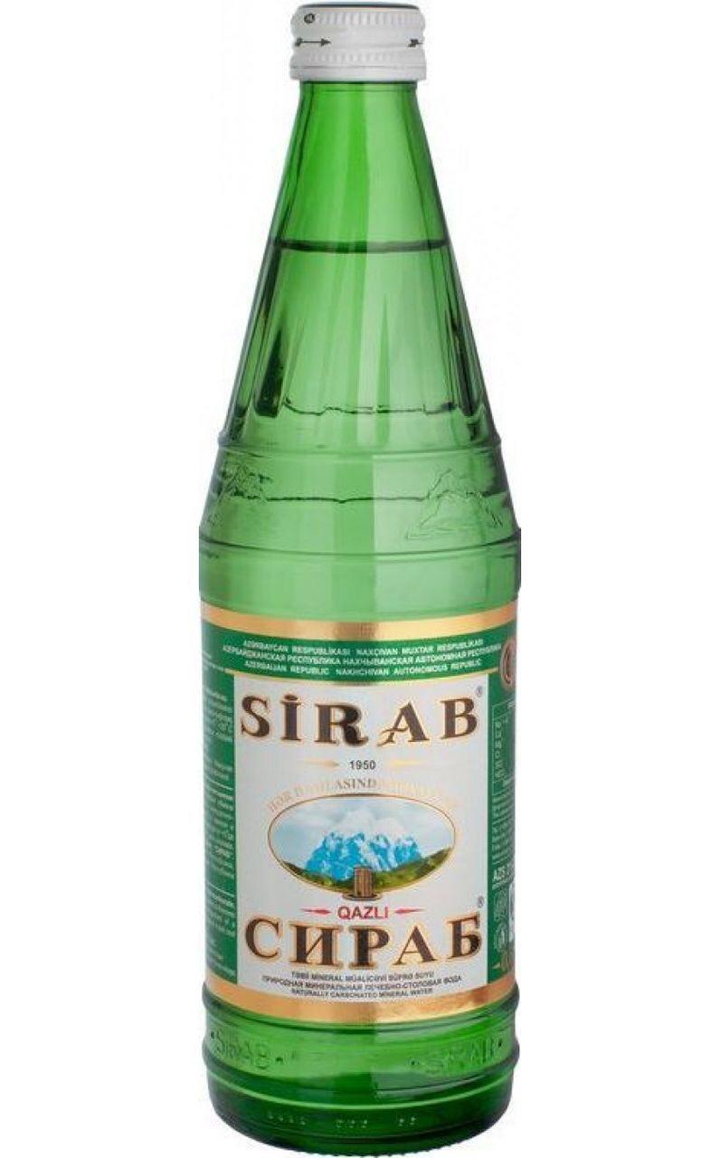 Вода газированная Sirab минеральная 500 мл., стекло